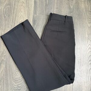 Aritzia Wilfred Effortless Crepette Black Trousers